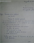 Demande manuscrite de certificat de travail